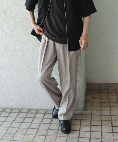 ITEMS URBANRESEARCH(アイテムズ アーバンリサーチ)の「2タックセンタープレススラックス(その他パンツ・メンズ・ブラウン/グレー系その他/ブラック・LARGE/MEDIUM)」の5枚目の写真