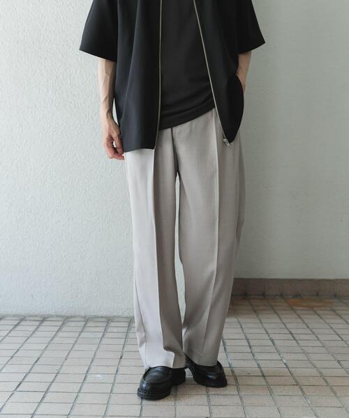 ITEMS URBANRESEARCH(アイテムズ アーバンリサーチ)の「2タックセンタープレススラックス(その他パンツ・メンズ・ブラウン/グレー系その他/ブラック・LARGE/MEDIUM)」の6枚目の写真