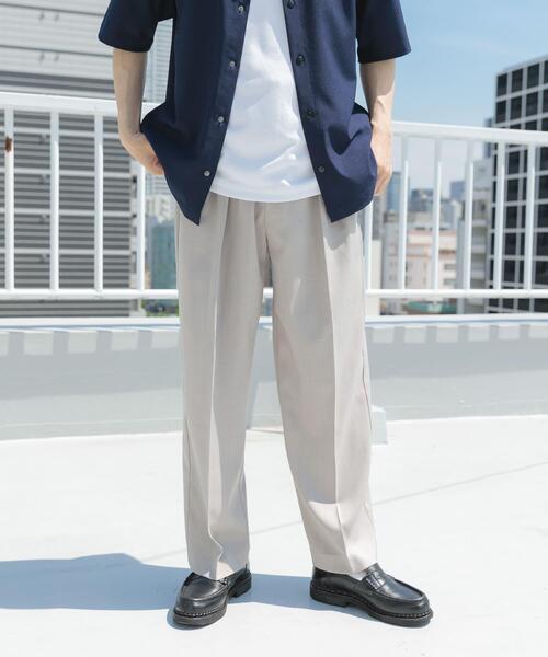 ITEMS URBANRESEARCH(アイテムズ アーバンリサーチ)の「2タックセンタープレススラックス(その他パンツ・メンズ・ブラウン/グレー系その他/ブラック・LARGE/MEDIUM)」の8枚目の写真