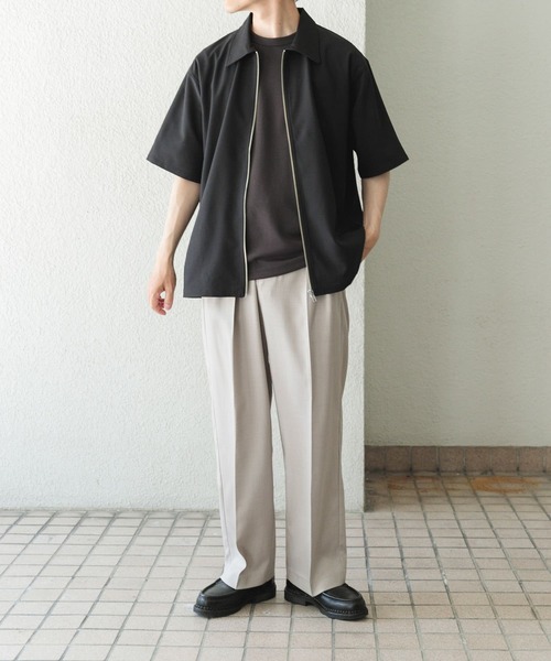 ITEMS URBANRESEARCH（アイテムズ アーバンリサーチ）の「2タックセンタープレススラックス（その他パンツ・メンズ・ブラウン/グレー系その他/ブラック・LARGE/MEDIUM）」の11枚目の写真