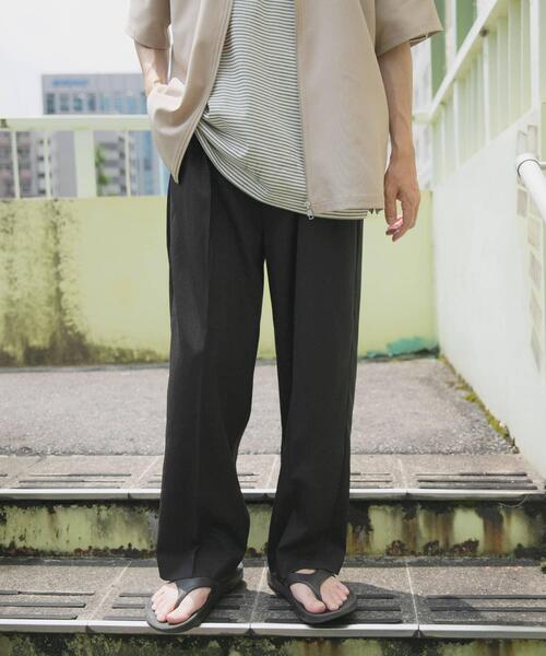 ITEMS URBANRESEARCH(アイテムズ アーバンリサーチ)の「2タックセンタープレススラックス(その他パンツ・メンズ・ブラウン/グレー系その他/ブラック・LARGE/MEDIUM)」の13枚目の写真