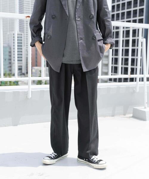 ITEMS URBANRESEARCH(アイテムズ アーバンリサーチ)の「2タックセンタープレススラックス(その他パンツ・メンズ・ブラウン/グレー系その他/ブラック・LARGE/MEDIUM)」の16枚目の写真