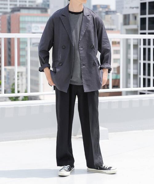 ITEMS URBANRESEARCH(アイテムズ アーバンリサーチ)の「2タックセンタープレススラックス(その他パンツ・メンズ・ブラウン/グレー系その他/ブラック・LARGE/MEDIUM)」の21枚目の写真