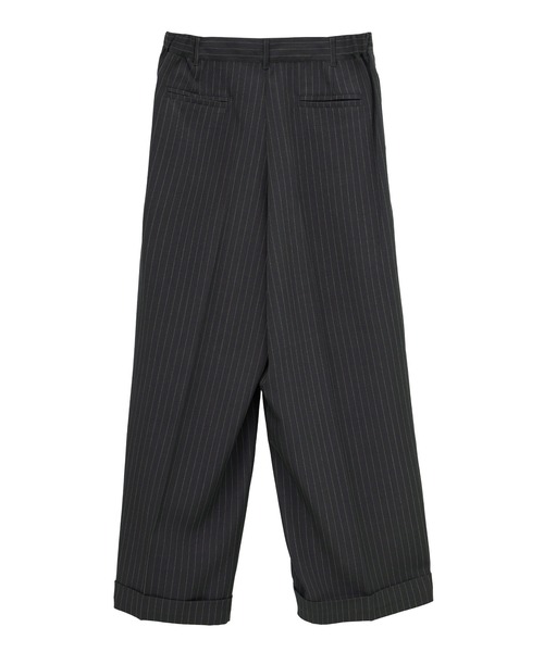 ANEDIST(アンディスト)の「ピンストライプ2タックワイドバギースラックス(スラックス・メンズ・ネイビー/チャコールグレー・M/L)」の14枚目の写真