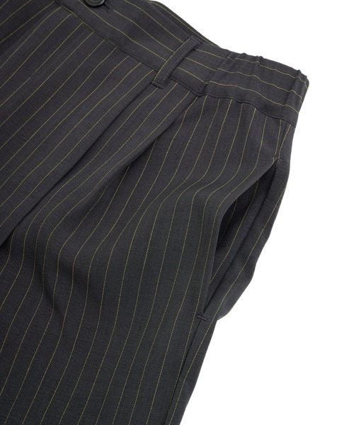 ANEDIST(アンディスト)の「ピンストライプ2タックワイドバギースラックス(スラックス・メンズ・ネイビー/チャコールグレー・M/L)」の18枚目の写真