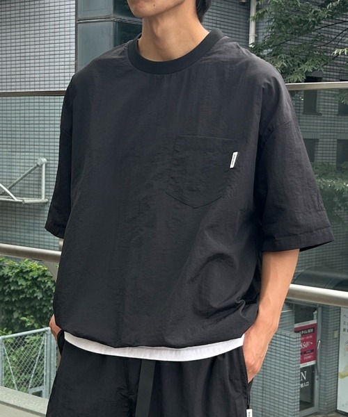 BROKEN BASE(ブロークンベース)の「4-Way Pullover SS(Tシャツ/カットソー・メンズ・ネイビー/ブラック・MEDIUM/LARGE)」の2枚目の写真