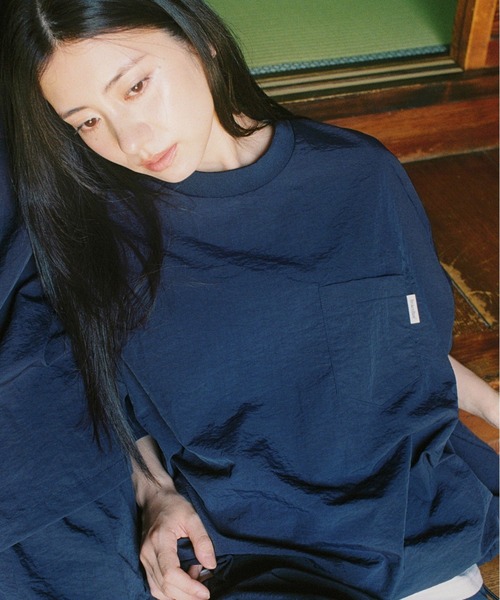 BROKEN BASE(ブロークンベース)の「4-Way Pullover SS(Tシャツ/カットソー・メンズ・ネイビー/ブラック・MEDIUM/LARGE)」の6枚目の写真