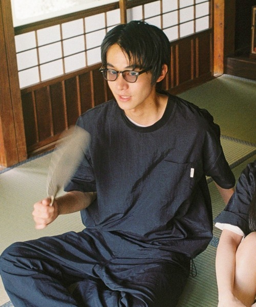 BROKEN BASE(ブロークンベース)の「4-Way Pullover SS(Tシャツ/カットソー・メンズ・ネイビー/ブラック・MEDIUM/LARGE)」の5枚目の写真