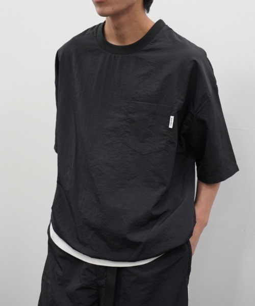 BROKEN BASE(ブロークンベース)の「4-Way Pullover SS(Tシャツ/カットソー・メンズ・ネイビー/ブラック・MEDIUM/LARGE)」の7枚目の写真