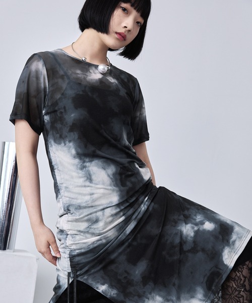 &エルシー アンドエルシー &ellcy シアー和柄ワンピース サイズM 楽天市場】アンドエルシーの通販
