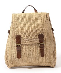 TOMORROWLAND キャンバスレザーコンビ バックパック（バックパック