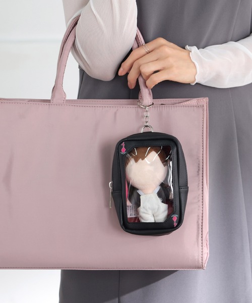 スティルインラブ　ぬいぐるみポーチ　中古　現品限り セール】10cmぬい ぬいポーチ スクエア ローズ 薔薇 バラ ぬい活 推し