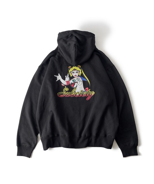 Subciety(サブサエティ)の「Moon light hoodie(パーカー・メンズ・ネイビー/グレー/ブラック・XX-LARGE/X-LARGE/LARGE/MEDIUM/SMALL)」の19枚目の写真