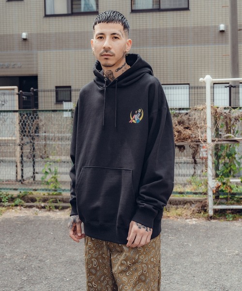 Subciety(サブサエティ)の「Moon light hoodie(パーカー・メンズ・ネイビー/グレー/ブラック・XX-LARGE/X-LARGE/LARGE/MEDIUM/SMALL)」の14枚目の写真