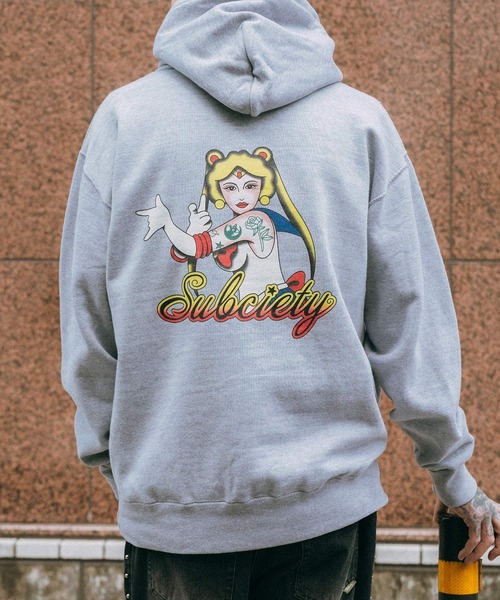 Subciety（サブサエティ）の「Moon light hoodie（ベスト・メンズ・ネイビー/グレー/ブラック・XX-LARGE/X-LARGE/LARGE/MEDIUM/SMALL）」の20枚目の写真