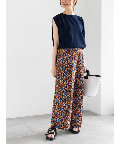 Te chichi（テチチ）の「ショルダータックラメトップス（Tシャツ/カットソー・レディース・オリーブ/ネイビー/シルバーグレー・F）」の10枚目の写真