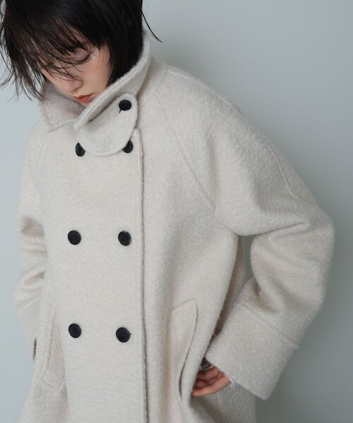 EMMEL REFINES＞EM Aライン ミディアム コート（ステンカラーコート