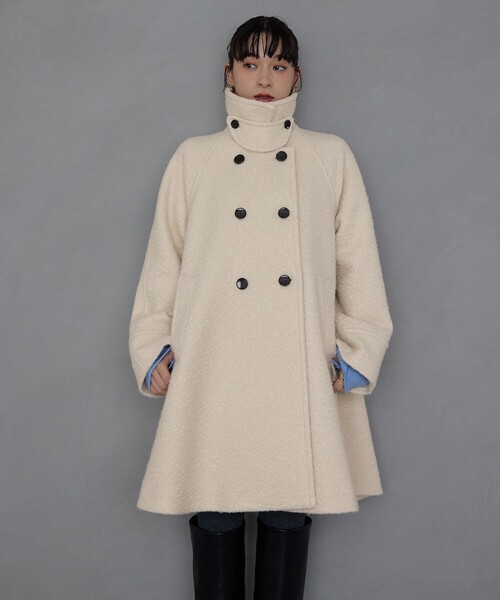 EMMEL REFINES＞EM Aライン ミディアム コート（ステンカラーコート