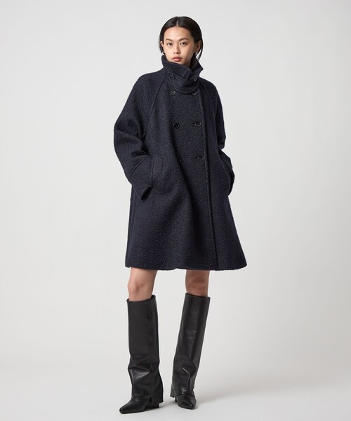 セール】＜EMMEL REFINES＞EM Aライン ミディアム コート（ステン