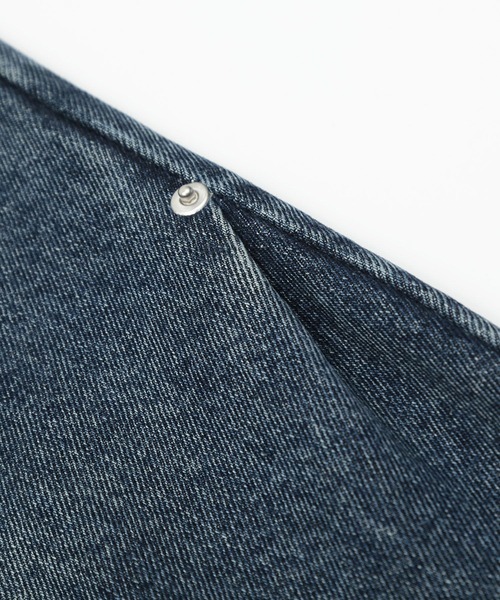 HOOK(フック)の「ルーズバルーンシルエットデニムパンツ(デニムパンツ・メンズ・ライトブルー/ネイビー・LARGE/SMALL/MEDIUM)」の17枚目の写真