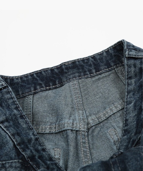 HOOK(フック)の「ルーズバルーンシルエットデニムパンツ(デニムパンツ・メンズ・ライトブルー/ネイビー・LARGE/SMALL/MEDIUM)」の20枚目の写真