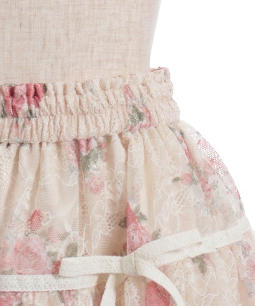 axes femme（アクシーズファム）の「ブーケレースバルーンミニスカート（スカート・レディース・ブラウン/クリーム・FREE）」の20枚目の写真