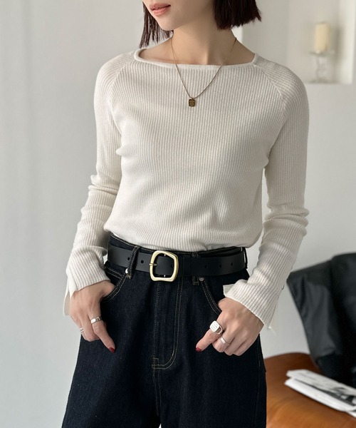 classicalelf（クラシカルエルフ）の「コーデにひとさじ、高級感。牛床革アソートバックルレザーベルト（ベルト・レディース・ブラック系2/ブラック系1/ダークブラウン系2/ダークブラウン系1/ブラック系3/ブラック系4・ONE SIZE）」の7枚目の写真