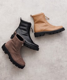 HIMIKO | 【HIMIKO】【撥水】フロントジップブーツ/651409(ブーツ)