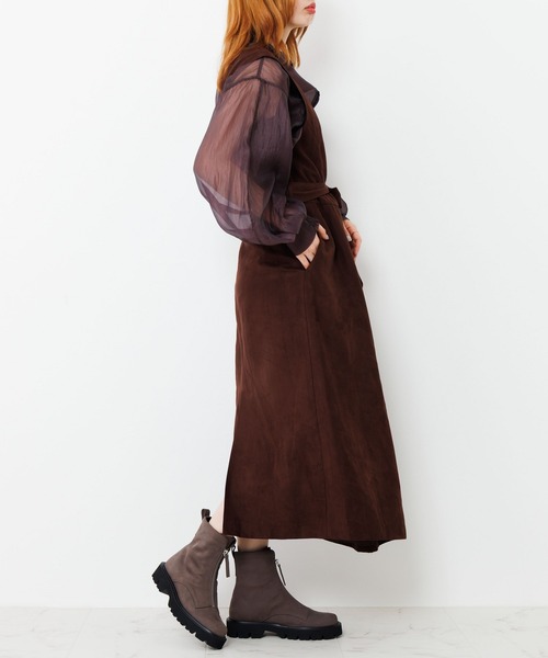 HIMIKO（ヒミコ）の「【HIMIKO】【撥水】フロントジップブーツ/651409（ブーツ・レディース・ブラウン/ブラック/グレー・21.5cm/23.0cm/25.5cm/22.0cm/22.5cm/23.5cm/24.0cm/24.5cm/25.0cm/26.0cm/26.5cm）」の18枚目の写真