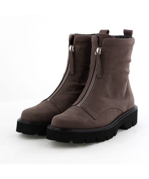 HIMIKO（ヒミコ）の「【HIMIKO】【撥水】フロントジップブーツ/651409（ブーツ・レディース・ブラウン/ブラック/グレー・21.5cm/23.0cm/25.5cm/22.0cm/22.5cm/23.5cm/24.0cm/24.5cm/25.0cm/26.0cm/26.5cm）」の10枚目の写真