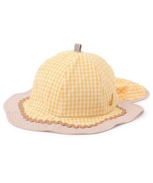 baby cheer（ベイビーチアー）の「日よけバナナハット（ハット・キッズ・イエロー・50-52cm/48-50cm/46-48cm/52-54cm）」の2枚目の写真