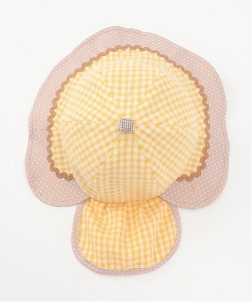 baby cheer（ベイビーチアー）の「日よけバナナハット（ハット・キッズ・イエロー・50-52cm/48-50cm/46-48cm/52-54cm）」の7枚目の写真