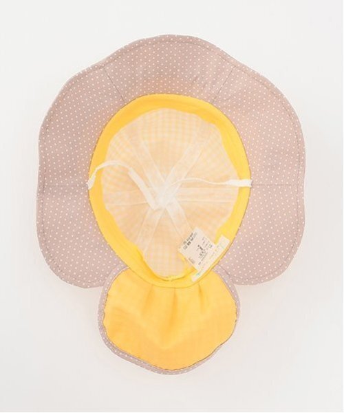 baby cheer（ベイビーチアー）の「日よけバナナハット（ハット・キッズ・イエロー・50-52cm/48-50cm/46-48cm/52-54cm）」の8枚目の写真