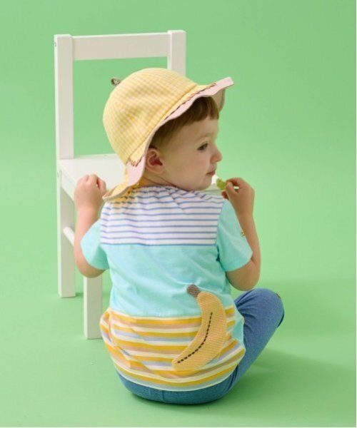 baby cheer（ベイビーチアー）の「日よけバナナハット（ハット・キッズ・イエロー・50-52cm/48-50cm/46-48cm/52-54cm）」の9枚目の写真