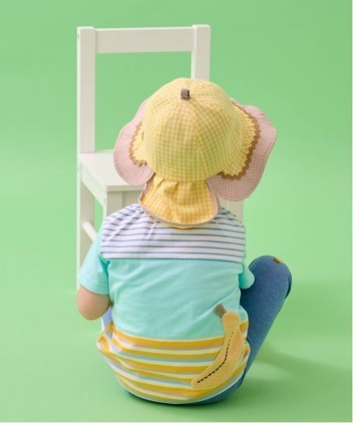baby cheer（ベイビーチアー）の「日よけバナナハット（ハット・キッズ・イエロー・50-52cm/48-50cm/46-48cm/52-54cm）」の10枚目の写真