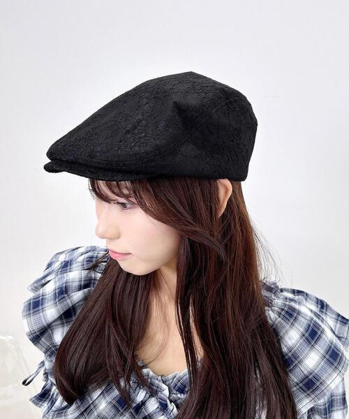 INGNI（イング）の「レースハンチング（ハット・レディース・ホワイト/ブラック・ONE SIZE）」の15枚目の写真