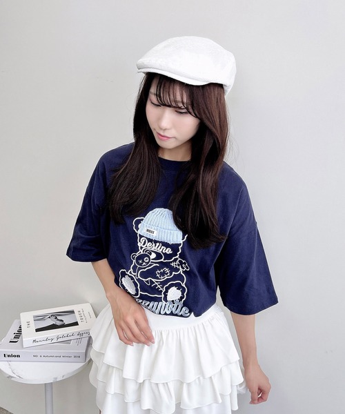 INGNI（イング）の「レースハンチング（ハット・レディース・ホワイト/ブラック・ONE SIZE）」の16枚目の写真