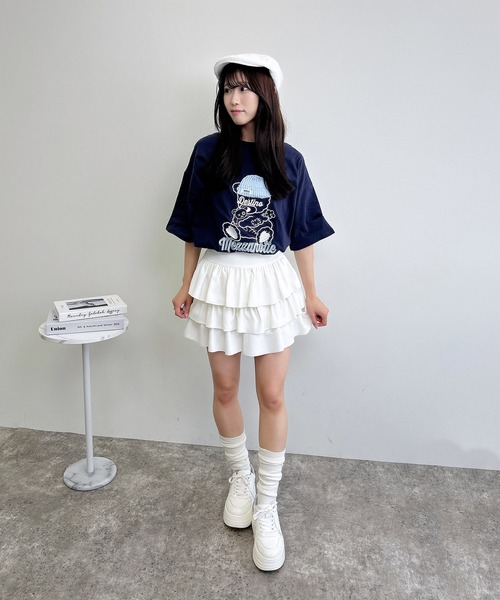 INGNI（イング）の「レースハンチング（ハット・レディース・ホワイト/ブラック・ONE SIZE）」の17枚目の写真