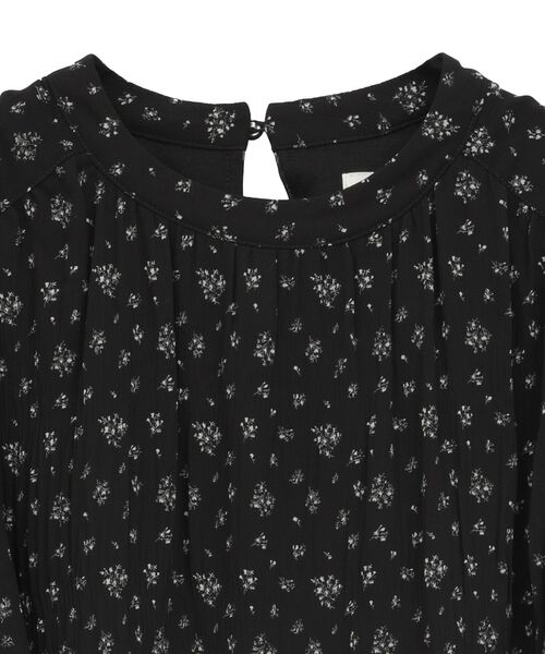 earth music&ecology(アースミュージックアンドエコロジー)の「マジョリカプリーツ半袖ブラウス(シャツ/ブラウス・レディース・ブラック系その他/アイボリー/ベージュ系その他3/ブラック・FREE)」の18枚目の写真