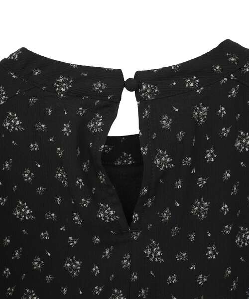 earth music&ecology(アースミュージックアンドエコロジー)の「マジョリカプリーツ半袖ブラウス(シャツ/ブラウス・レディース・ブラック系その他/アイボリー/ベージュ系その他3/ブラック・FREE)」の21枚目の写真