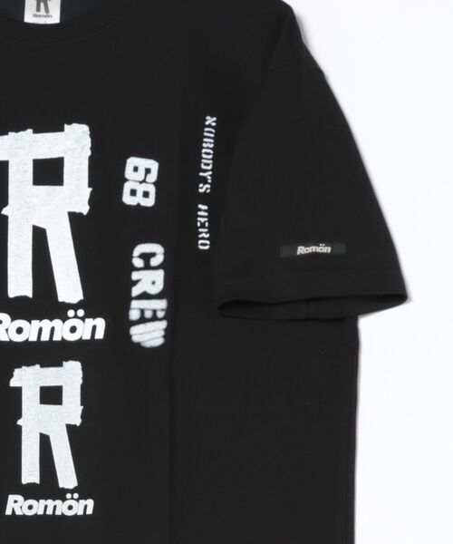 Romon（ロマン）の「ロマン【Romön】Big Silhouette T-shirts (Rx2)（Tシャツ/カットソー・メンズ・ホワイト/ブラック・L/M/S）」の7枚目の写真