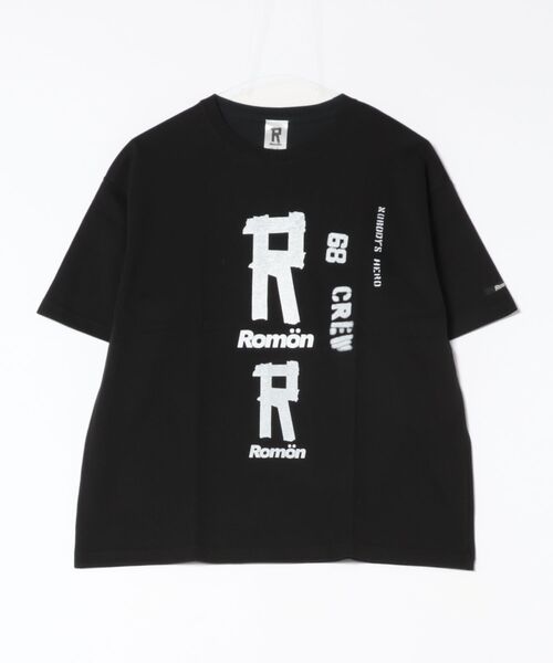 Romon（ロマン）の「ロマン【Romön】Big Silhouette T-shirts (Rx2)（Tシャツ/カットソー・メンズ・ホワイト/ブラック・L/M/S）」の5枚目の写真