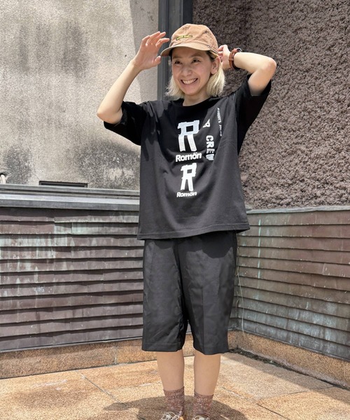 Romon（ロマン）の「ロマン【Romön】Big Silhouette T-shirts (Rx2)（Tシャツ/カットソー・メンズ・ホワイト/ブラック・L/M/S）」の9枚目の写真