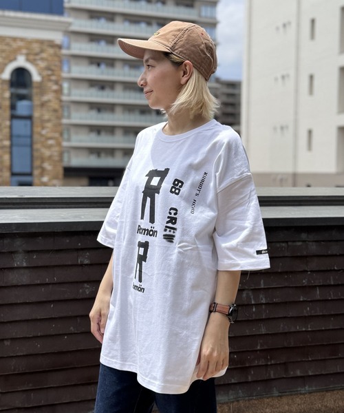 Romon（ロマン）の「ロマン【Romön】Big Silhouette T-shirts (Rx2)（Tシャツ/カットソー・メンズ・ホワイト/ブラック・L/M/S）」の15枚目の写真
