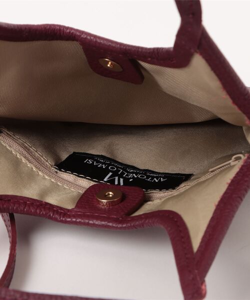 Scrap Book（スクラップブック）の「【ANTONELLO MASI】くりてトートバッグS（トートバッグ・レディース・レッド系その他/ブラック・FREE）」の8枚目の写真