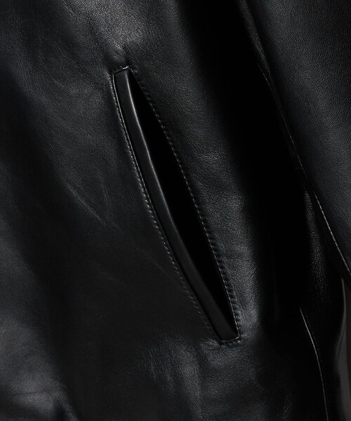 シープレザー ジップ ブルゾン（その他アウター）｜BEAUTY&YOUTH