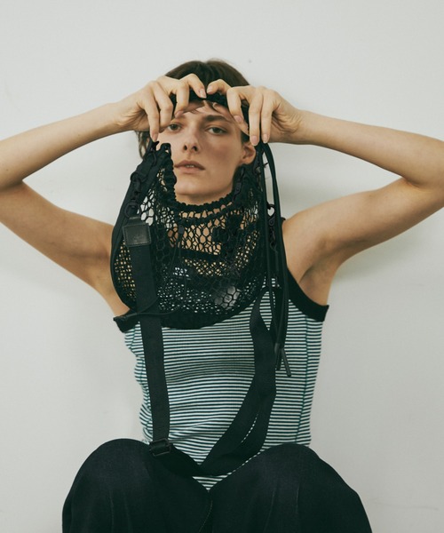 beautiful people（ビューティフルピープル）の「over engineering   mini drawstring strap bag（ショルダーバッグ・レディース・ブラック・FREE）」の7枚目の写真