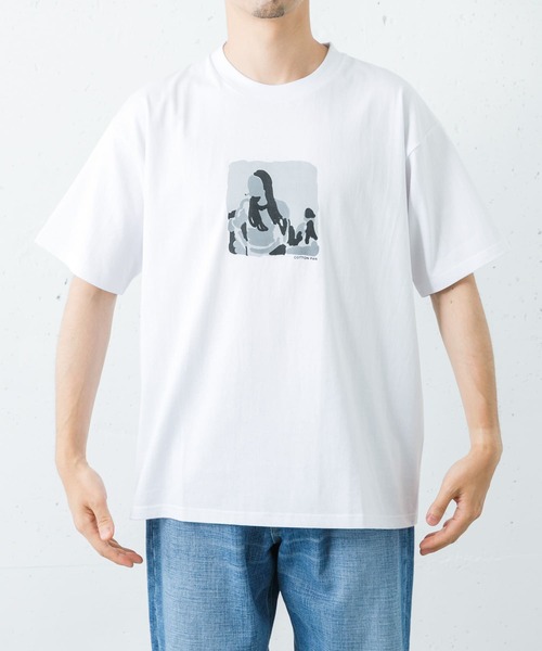 cotton pan（コットンパン）の「COTTON PAN　Green Mind（Tシャツ/カットソー・メンズ・ブラック/ホワイト・SMALL/MEDIUM/LARGE）」の3枚目の写真