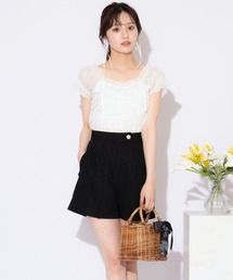 WILLSELECTION（ウィルセレクション）の「タックデザインショートパンツ（その他パンツ）」