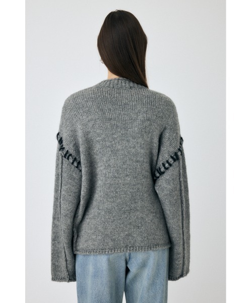 Hochan MOUSSY KNITTED WORDS セーター 25年AW新作】KNITTED WORDS セーター（ニット/セーター